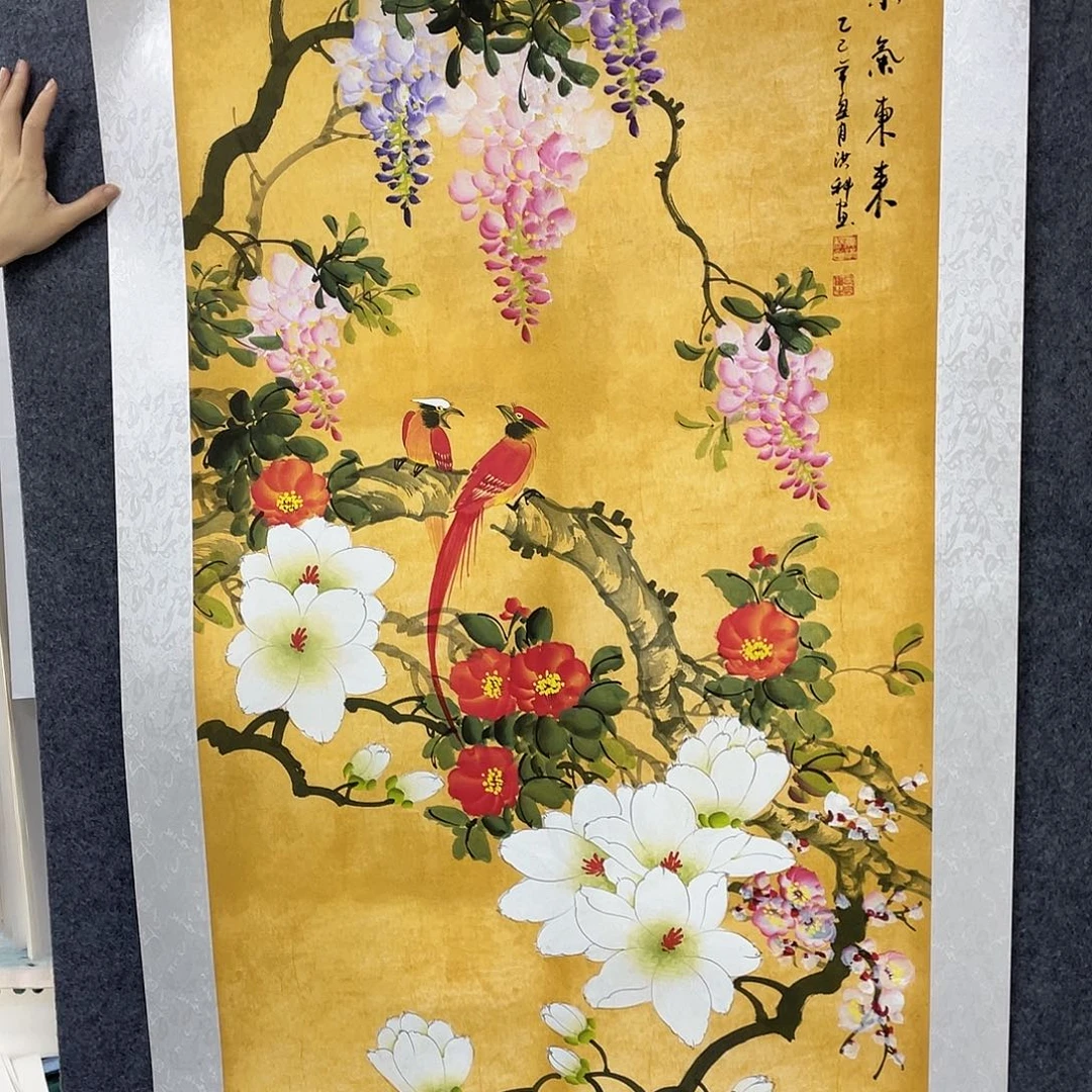 国画作品小姐姐放漏…