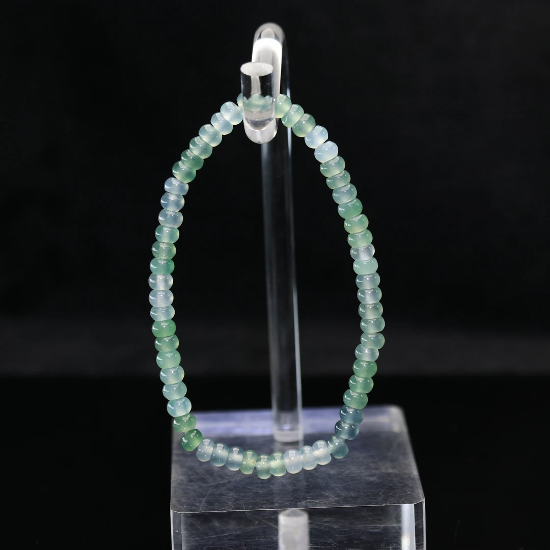 31天然缅甸翡翠A货冰多宝手串/200162/上海嘉禾拍卖