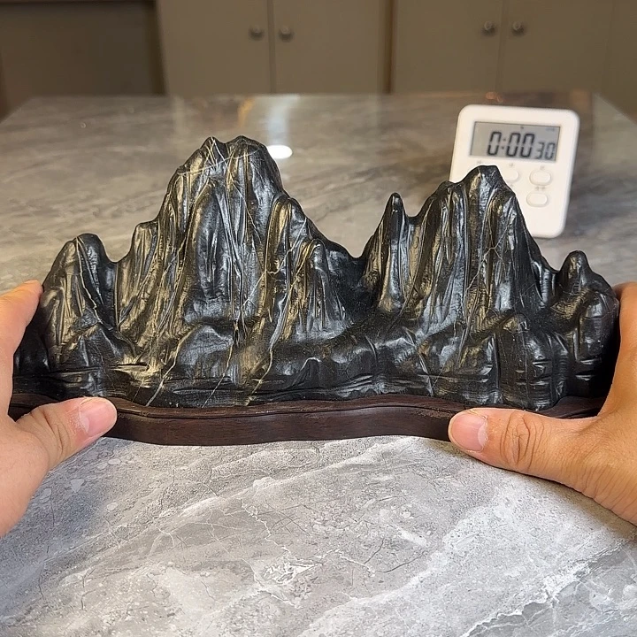 心***凉奇石茶宠鱼缸文房摆件