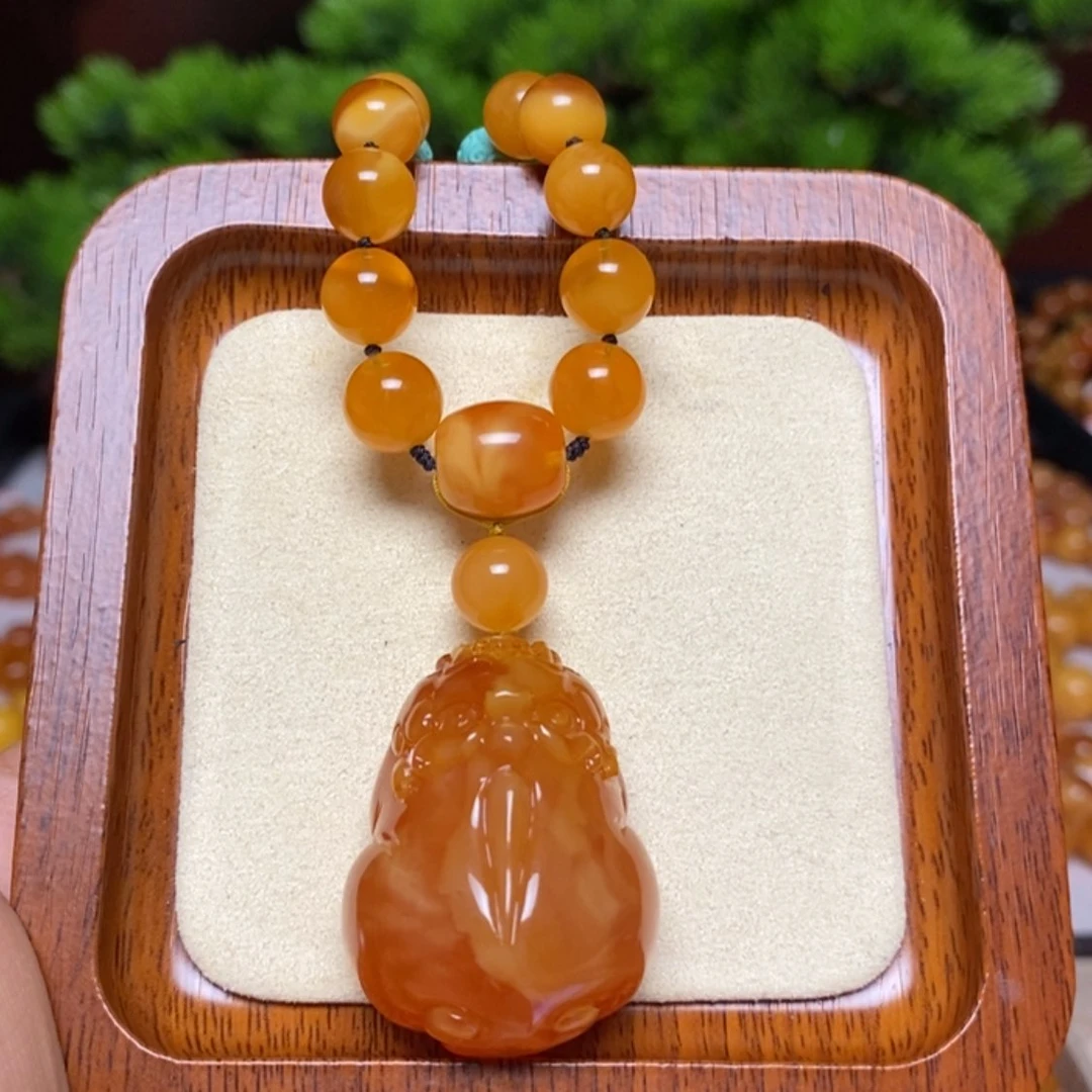 【闪购商品】蜜蜡颈饰未镶嵌项链