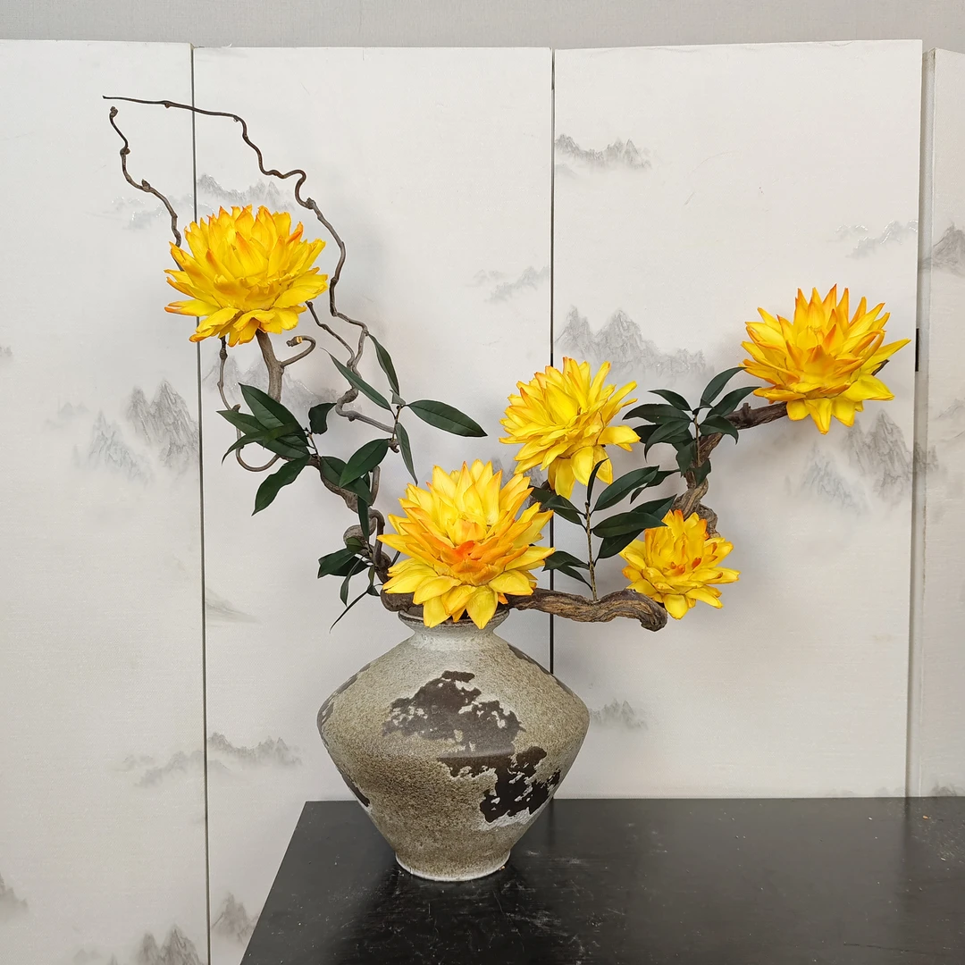 【多福多寿】永生花家居造景摆件