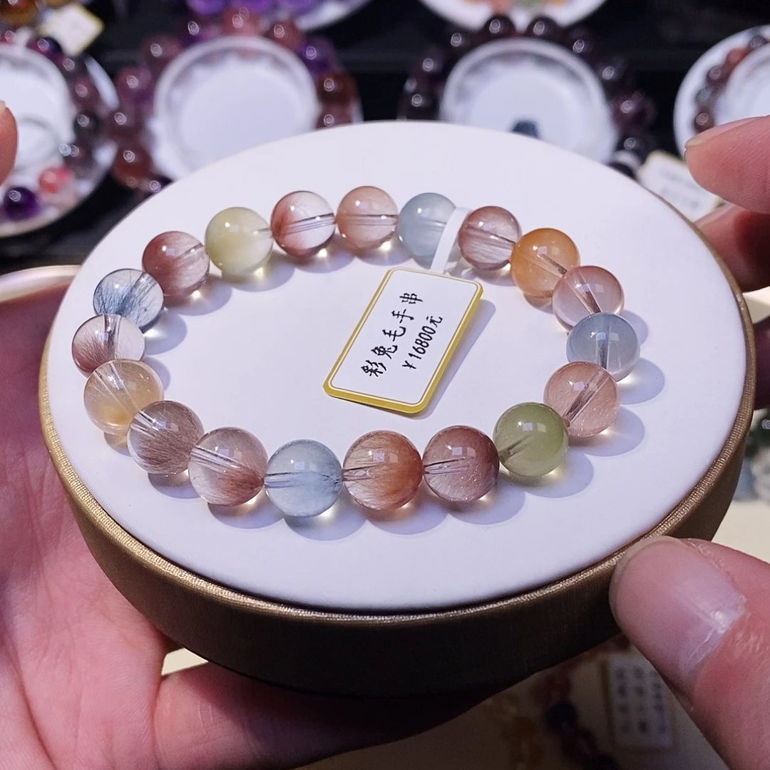 未镶嵌手链水晶手串9.5