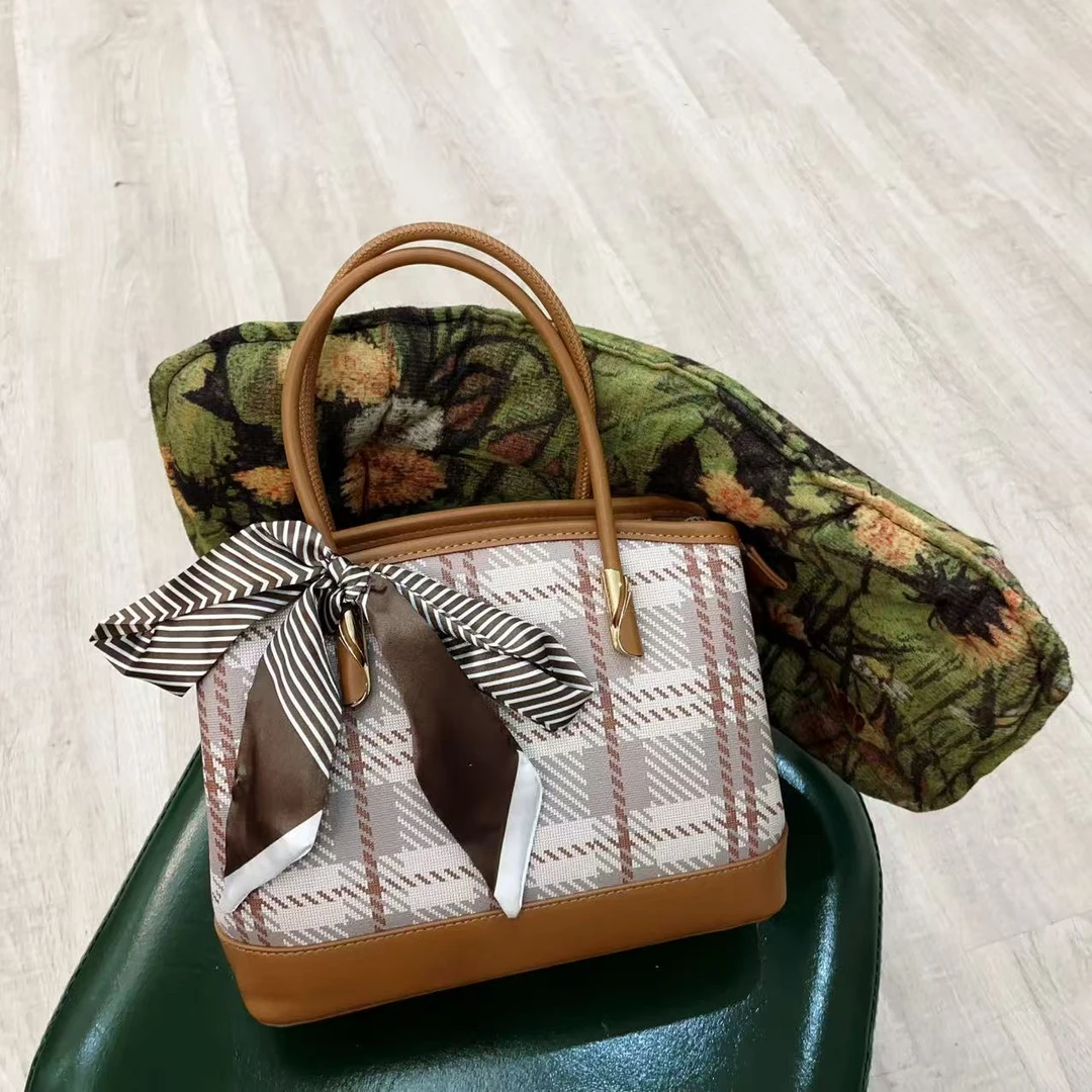 612#配棕【尺寸：长24宽11高19】潮流气质休闲百搭时尚女士单肩包