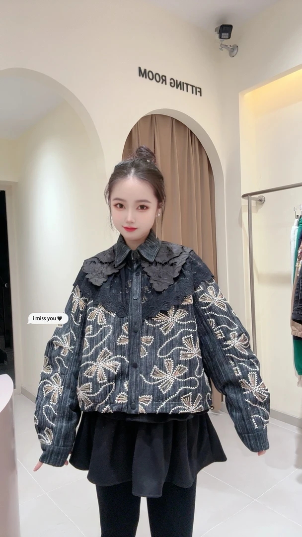 大观欧货时尚百搭设计感短外套