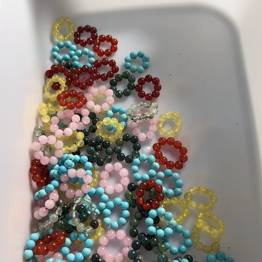 玛瑙/玉髓合金颈饰吊坠任选四颗天然石