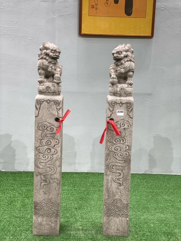 青石拴马桩 品相如图 不包邮