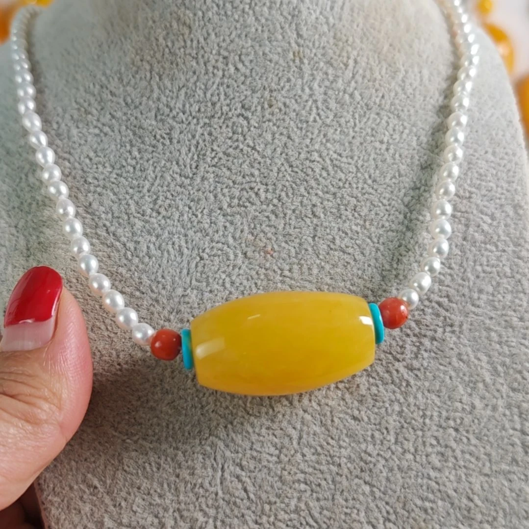 蜜蜡吊坠(赠链)未镶嵌