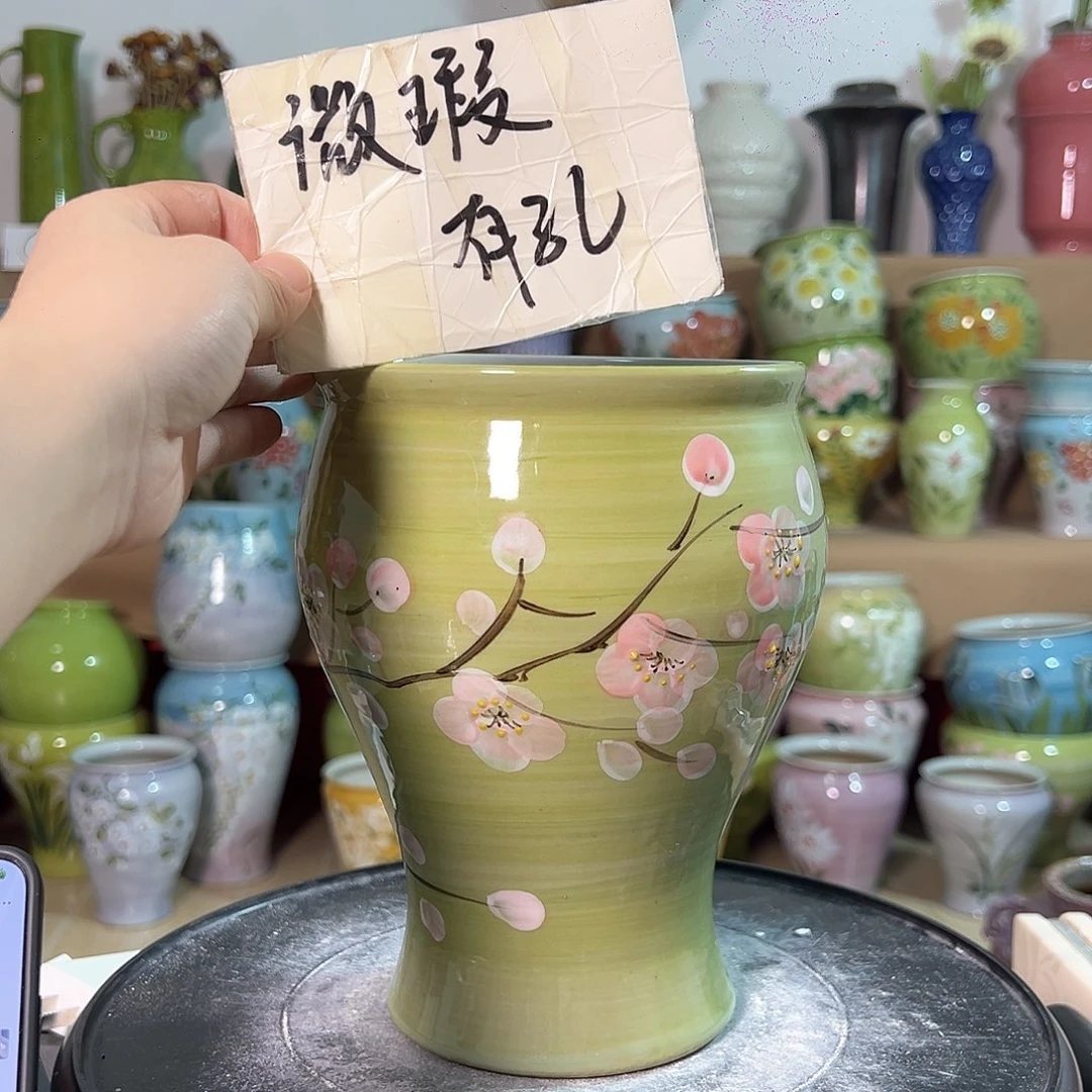 景德镇陶瓷花盆花器瑕258