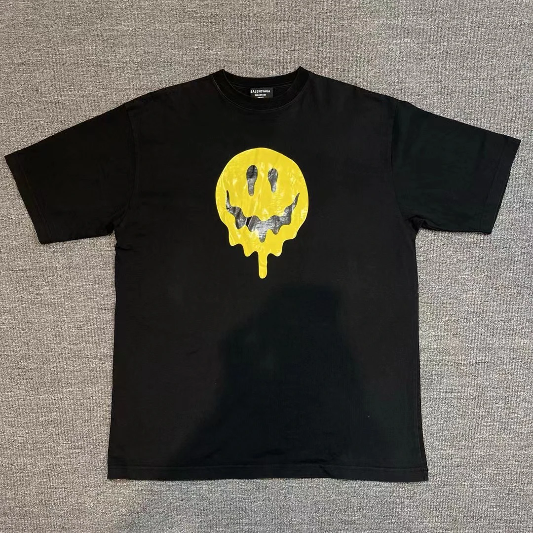 99新 Balenciaga/巴黎世家 笑脸溶解短袖/尺码:M