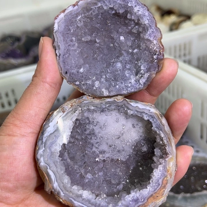 水晶珠宝半成品未镶嵌蚕丝盆