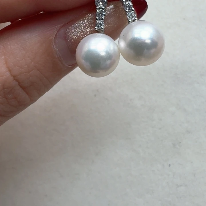 淡水珍珠耳饰未镶嵌