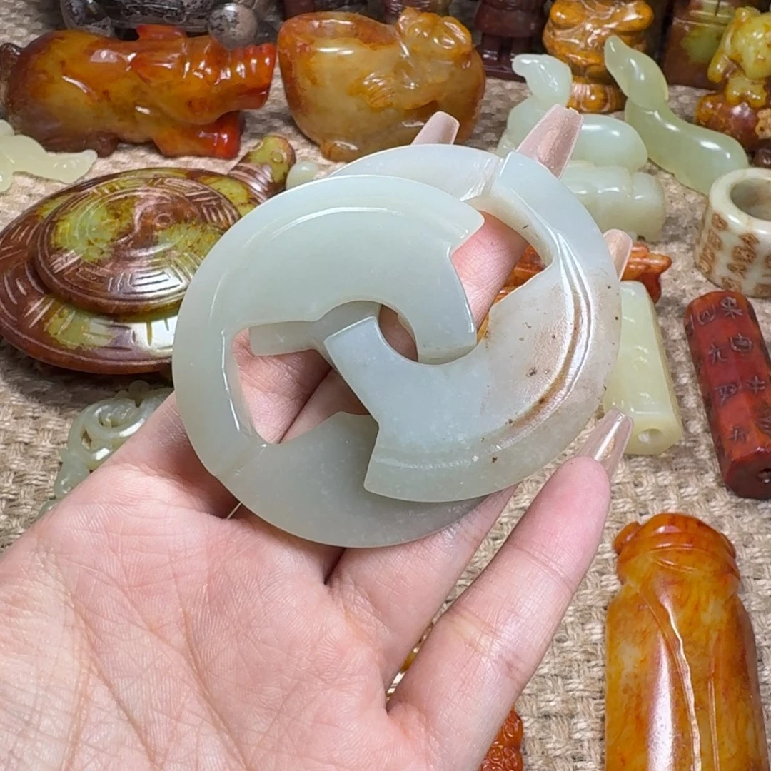 白玉菩提吊坠挂件