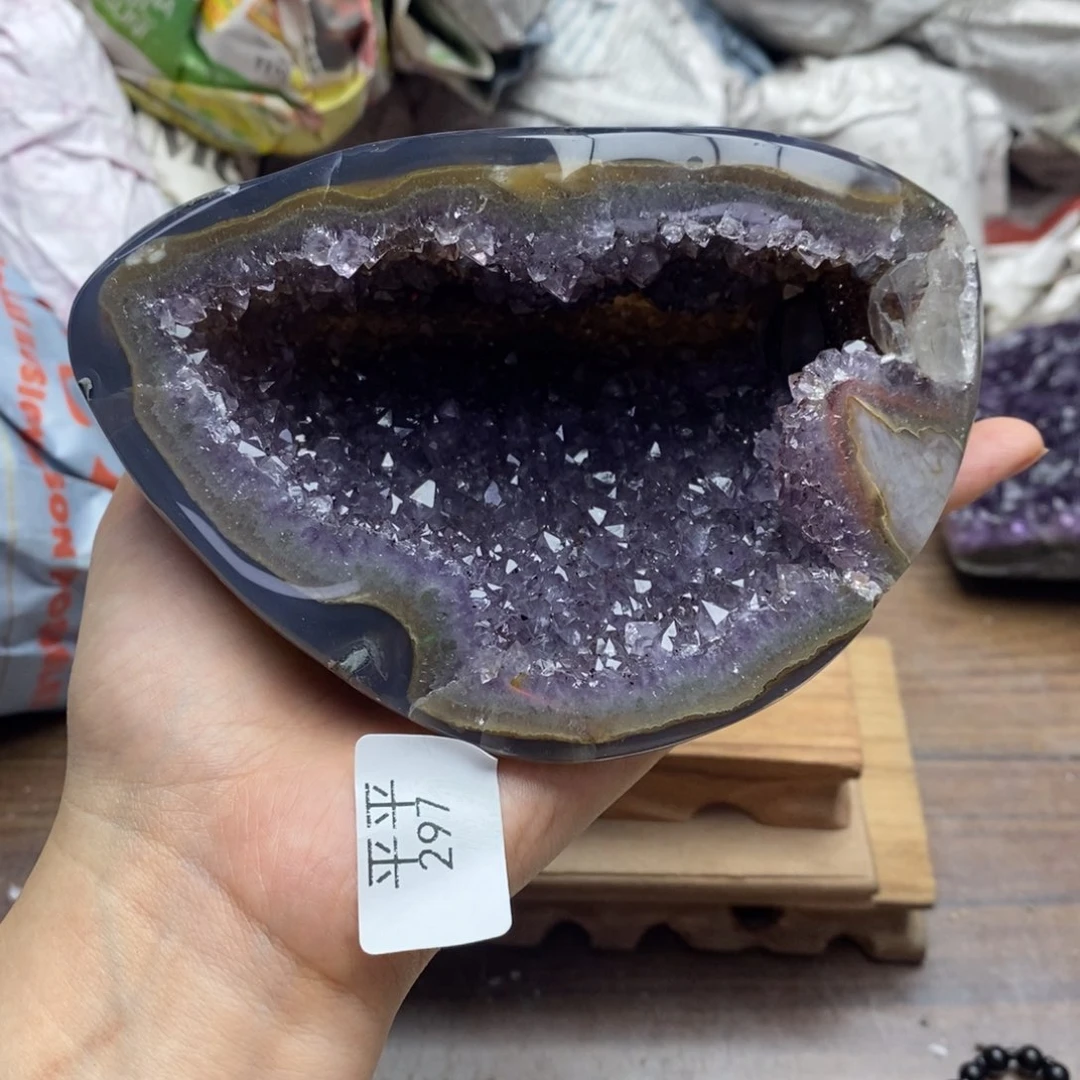 紫晶珠宝半成品未镶嵌