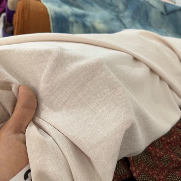 36 高端高品天丝竹节亚麻面料4米价 夏天穿透心凉