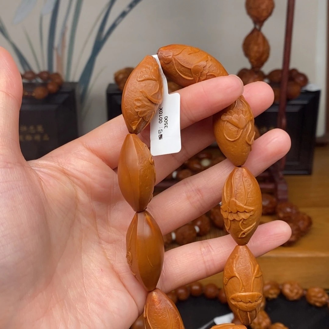 手串橄榄核一青老师青荷