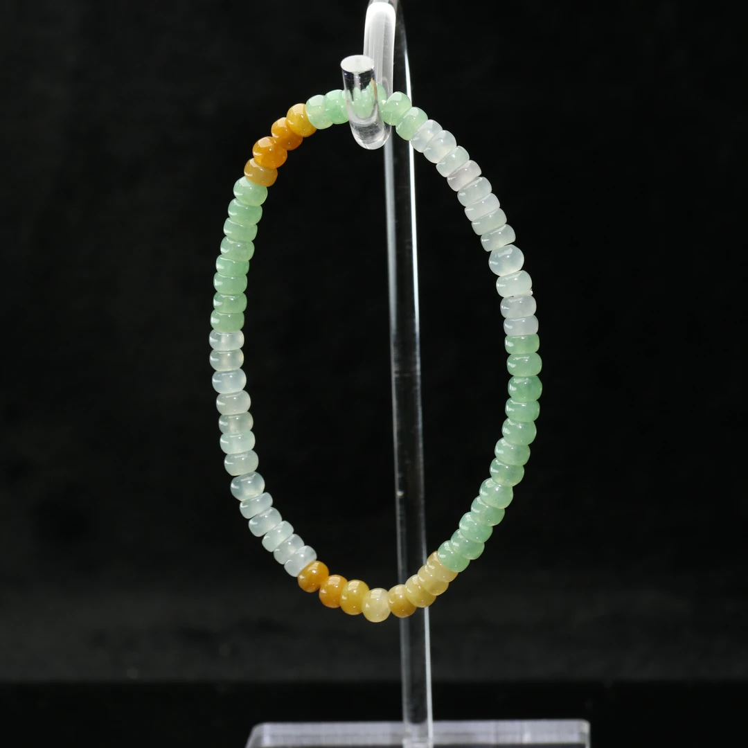 22天然缅甸翡翠A货冰多宝手串/800886/上海嘉禾拍卖