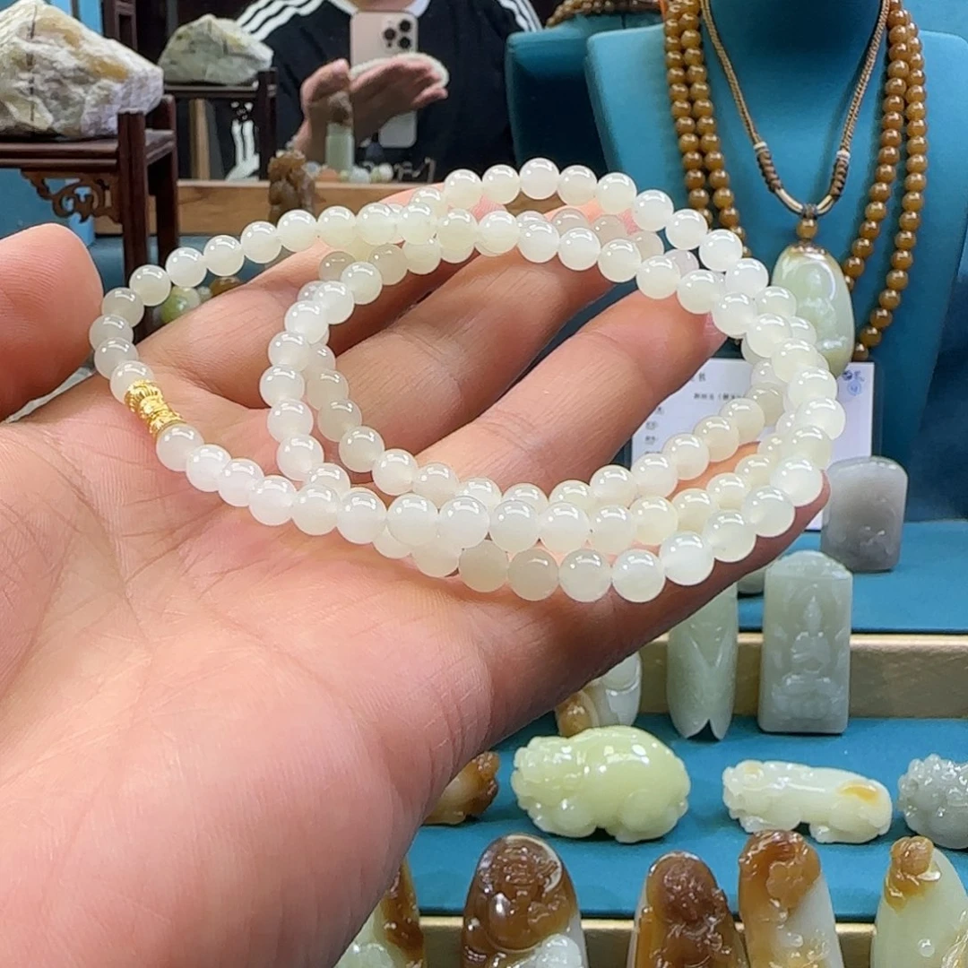 和田玉（白玉）未镶嵌颈饰?****G