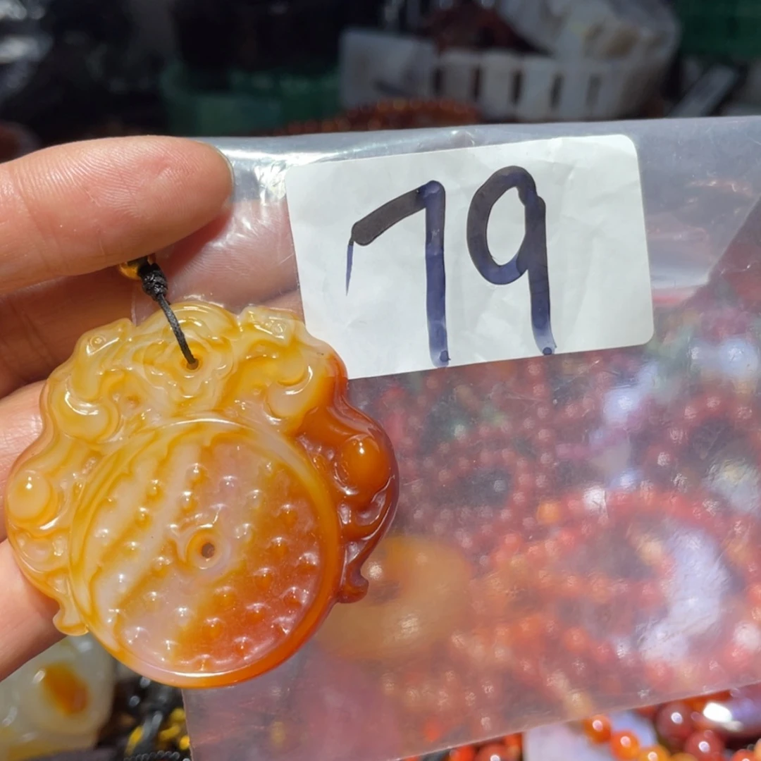 【闪购商品】玛瑙/玉髓颈饰合金文*花