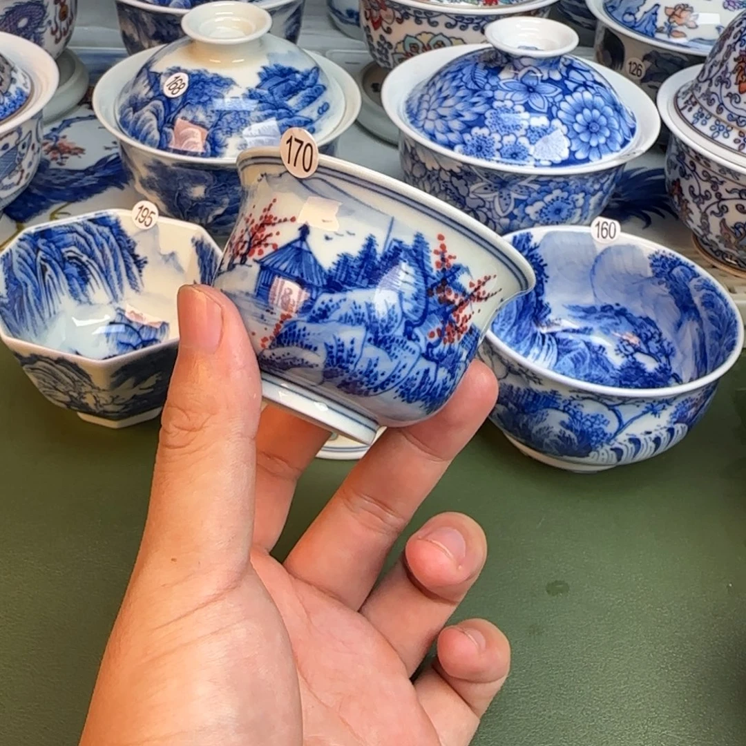 彦祖纯手工手绘茶具170