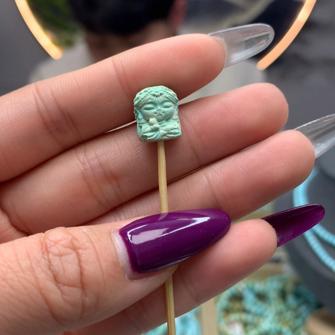 绿松石挂件未镶嵌