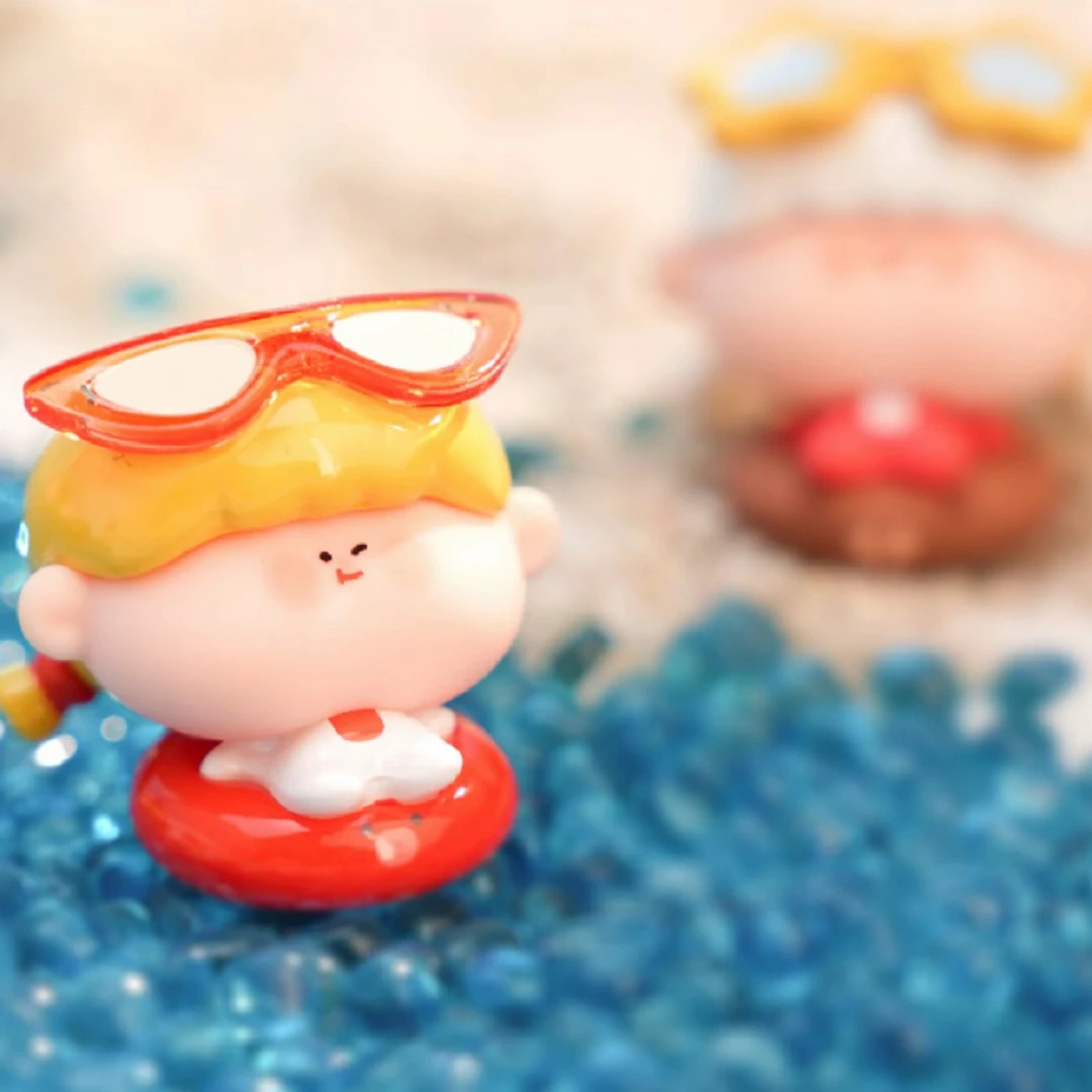 【拆袋】阿玛莉莉丝沙滩泳圈系列萌粒可爱潮玩盲盒摆件【不支持退换】