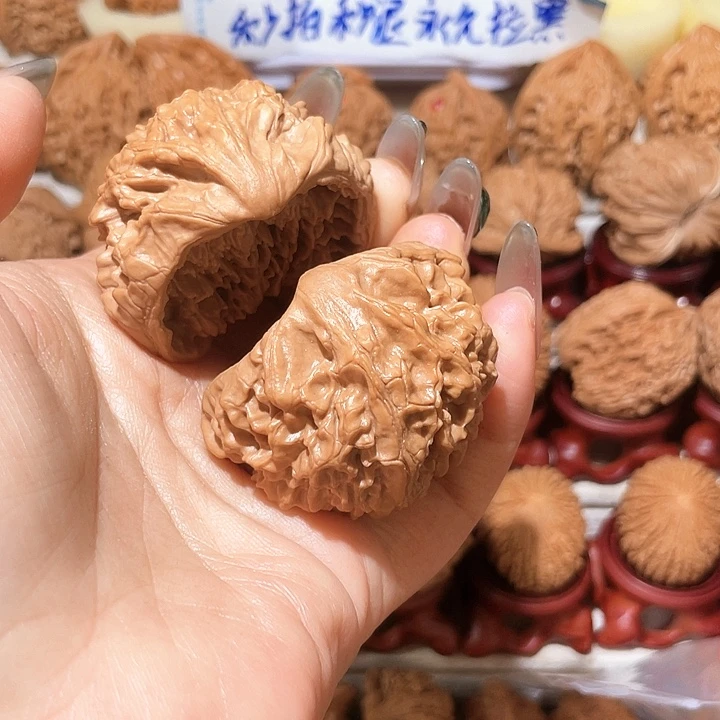 买***省把件文玩核桃蛇头