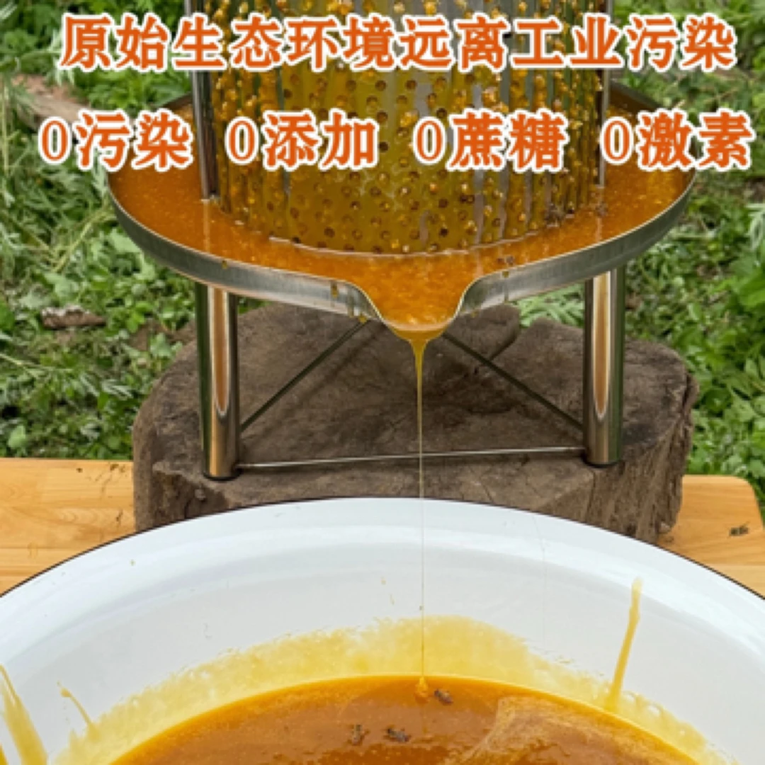 滴滴汇直播专属深山土蜂蜜无糖纯蜂蜜无公害一年一次