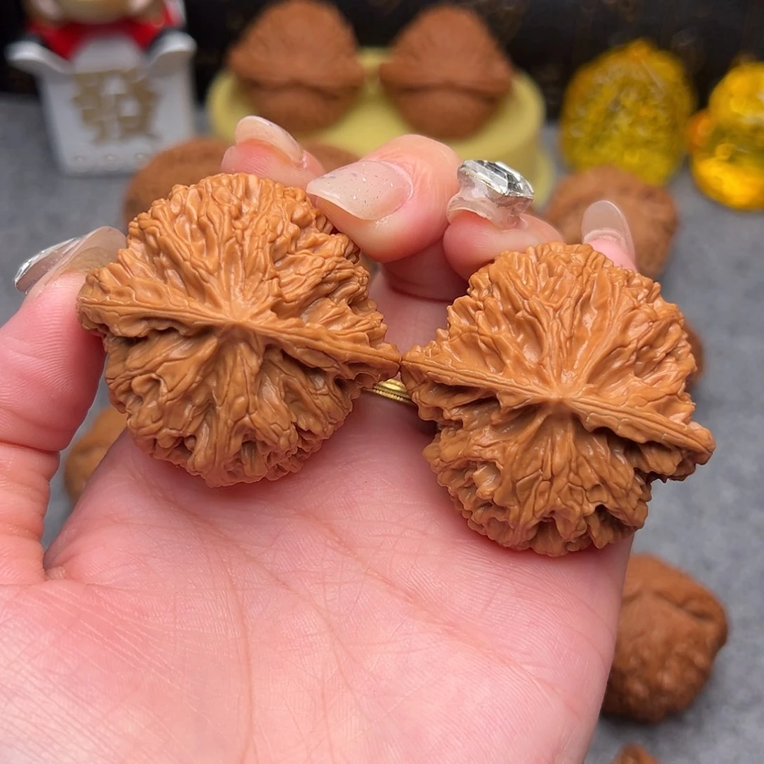 把件文玩核桃毕业精品精配苹果园44+尺寸