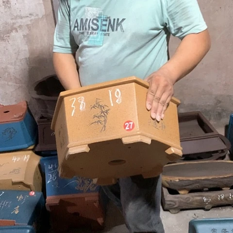 花盆紫砂手工艺品