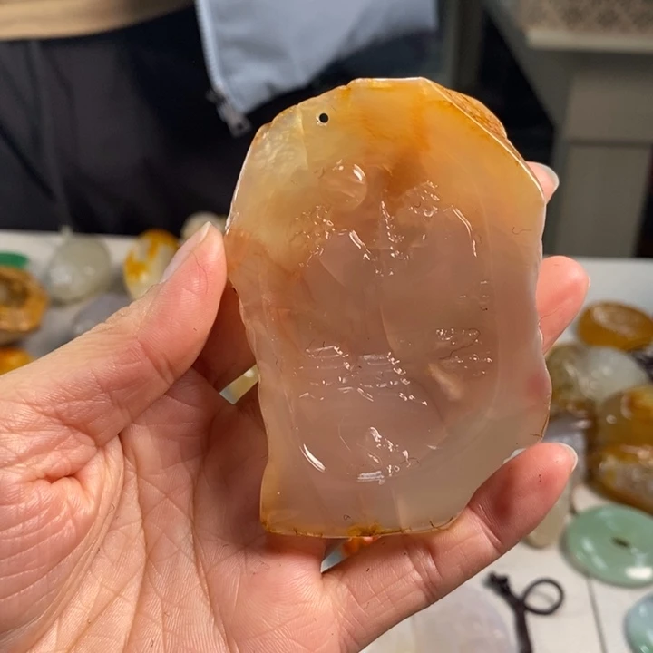 玛瑙/玉髓吊坠(不含链)未镶嵌