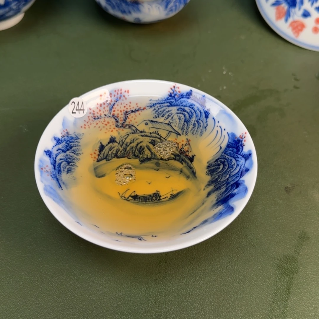 景德镇纯手绘茶具圆圆244