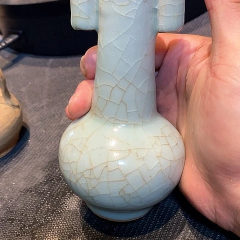瓶宋**韵龙泉青瓷龙永图杯书法艺术