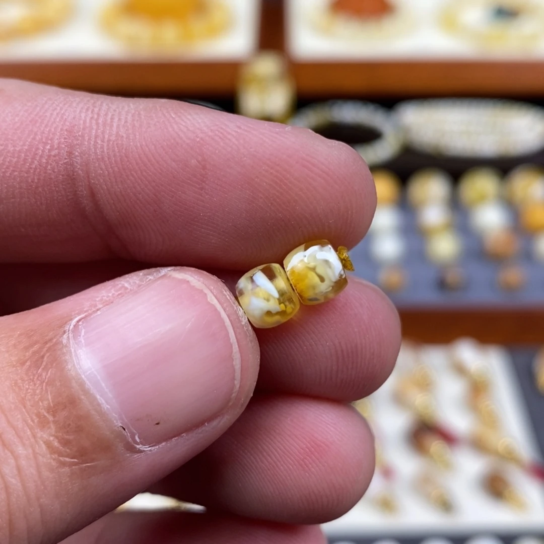蜜蜡未镶嵌裸石配饰尺寸6