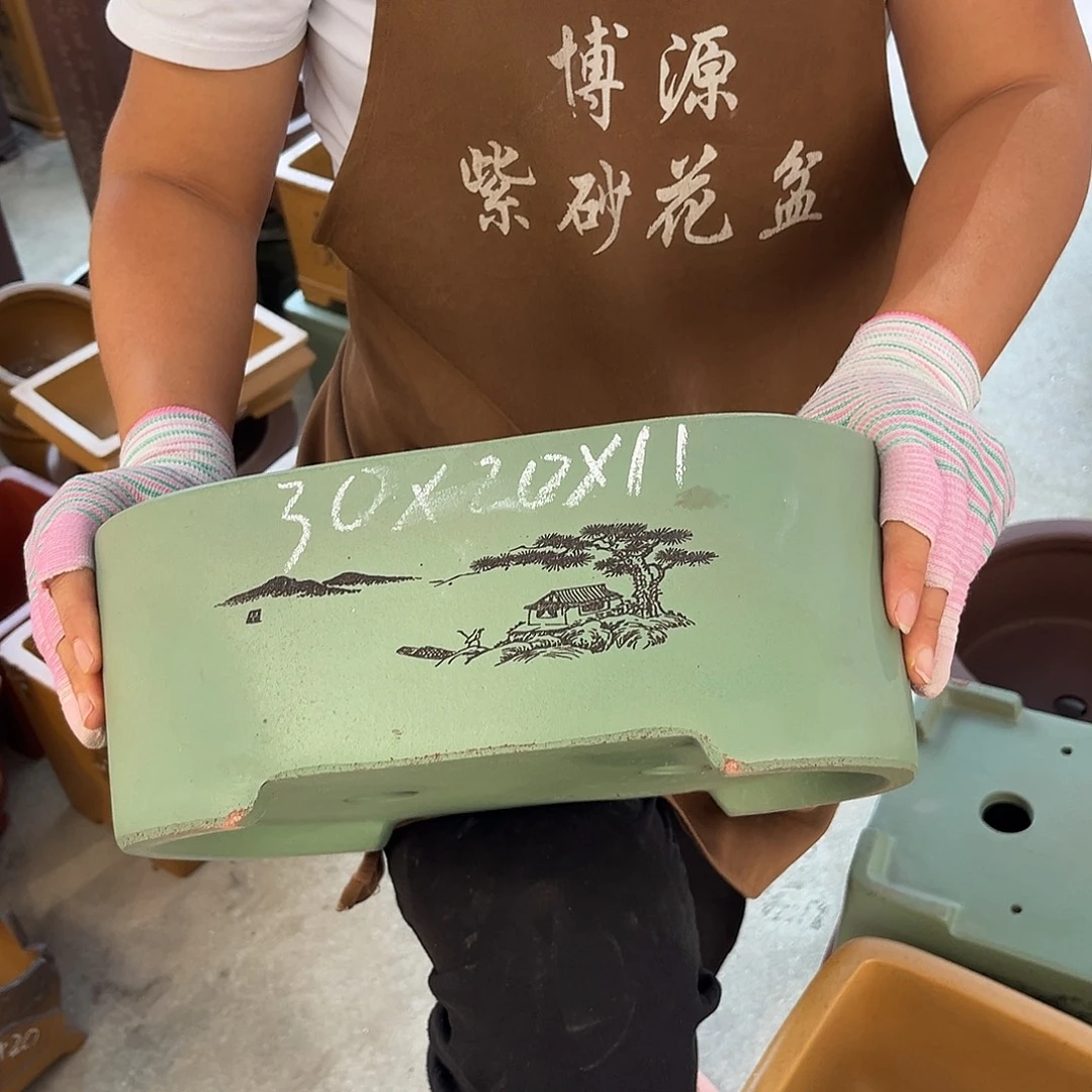 紫砂花盆盆景艺术