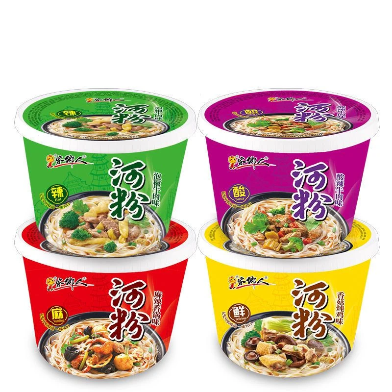 家乡人河粉桶装速食冲泡方便面广东正宗米粉宽粉夜宵充饥必备零食