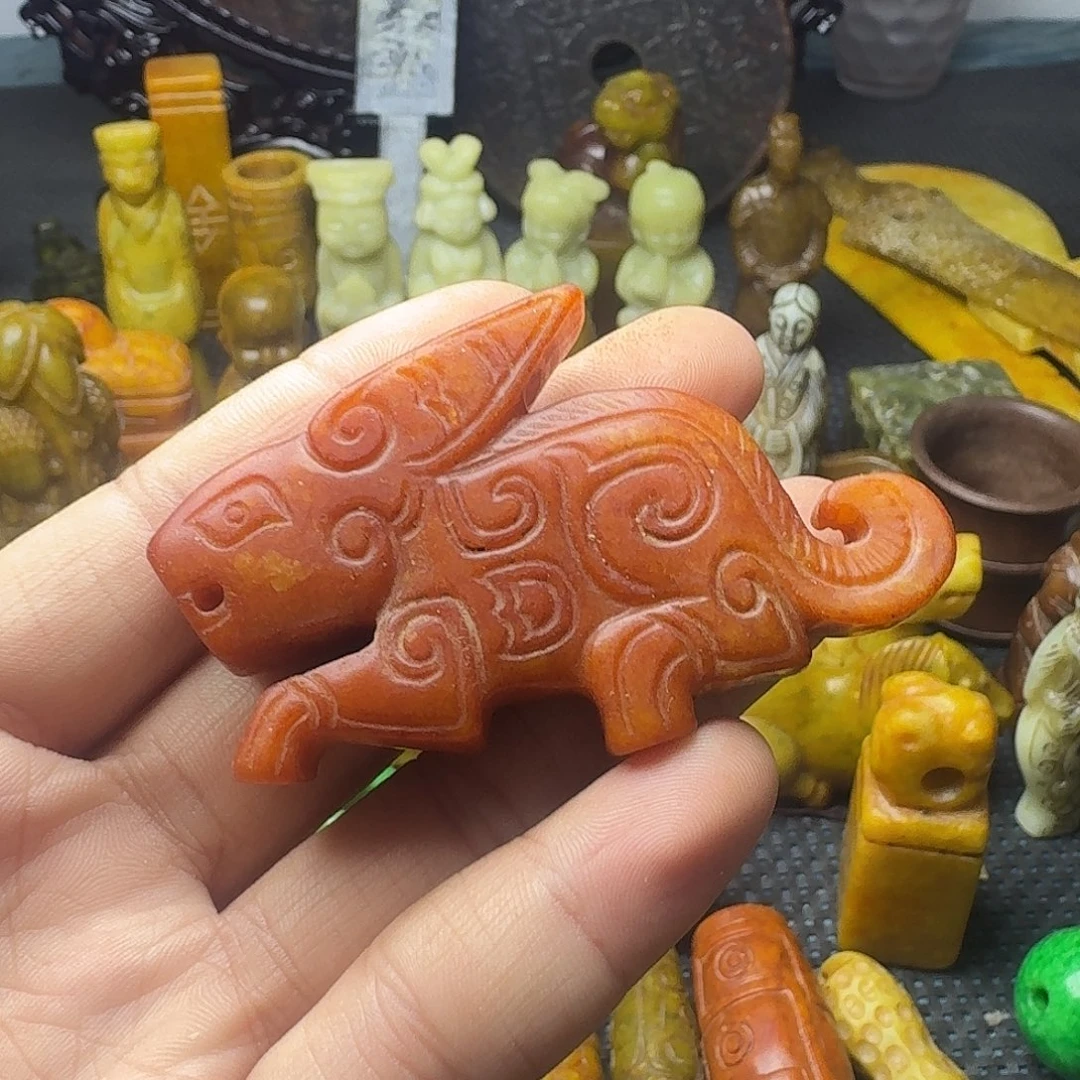 白玉菩提吊坠。。。