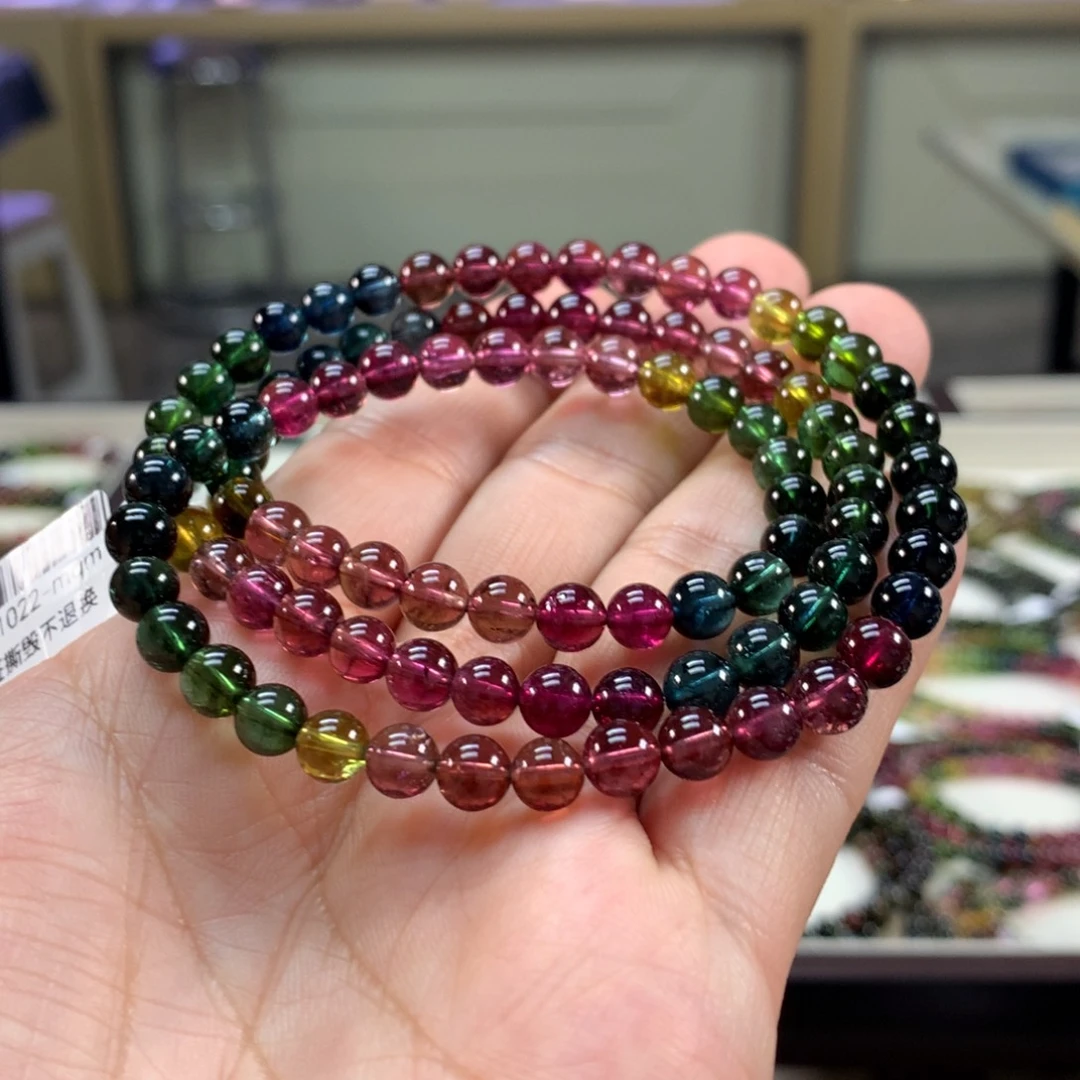 未镶嵌碧玺手链6.2左右