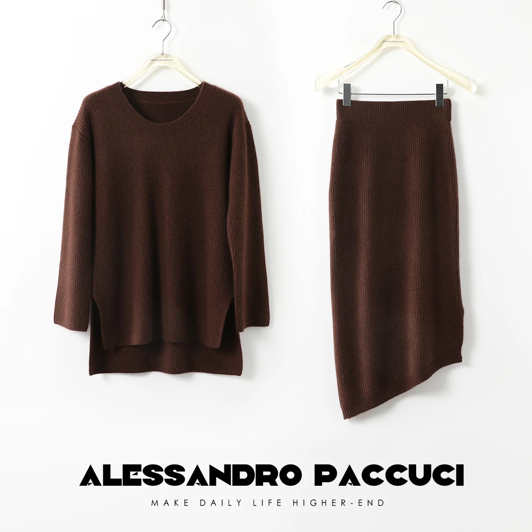 【孤品不退换】24548X 高奢康赛1oo羊绒 保暖舒适套头毛衫女装