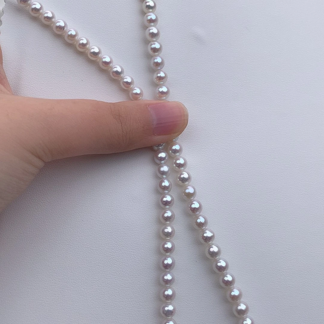 耳饰18K金镶嵌淡水珍珠