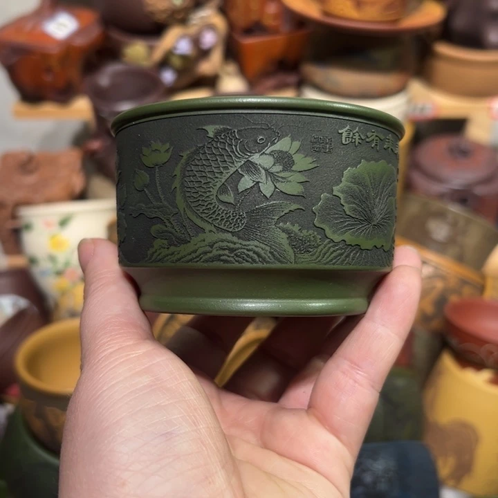 紫砂茶杯宜兴紫砂主人杯