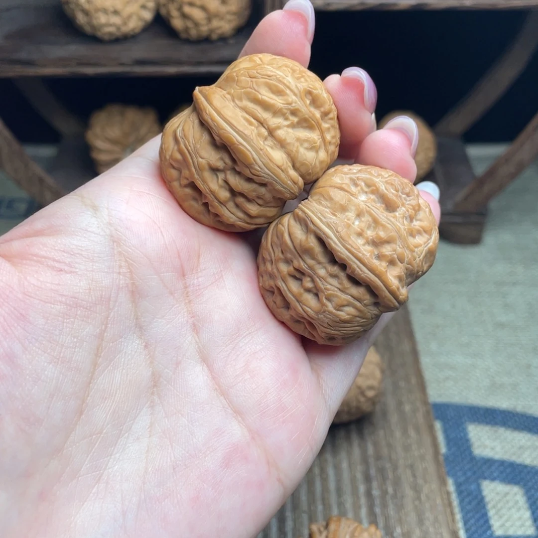 文玩核桃吊坠40金锭子元宝