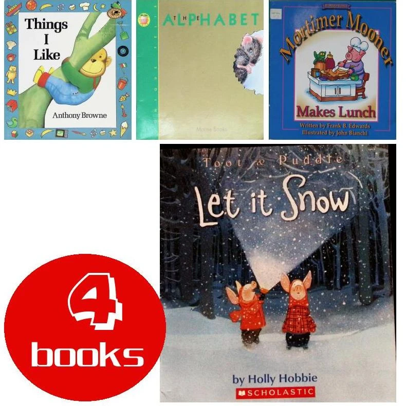 英文原版绘本4本93251014072