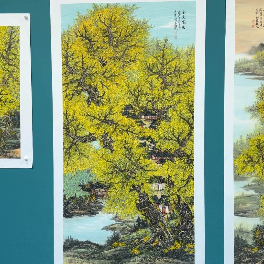 国画龙志军老师作品