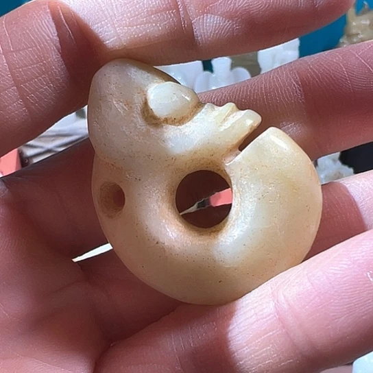 和田玉（糖玉）挂件未镶嵌