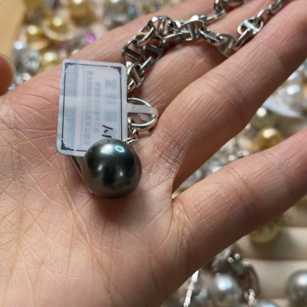 海水珍珠手绳银S925镶嵌
