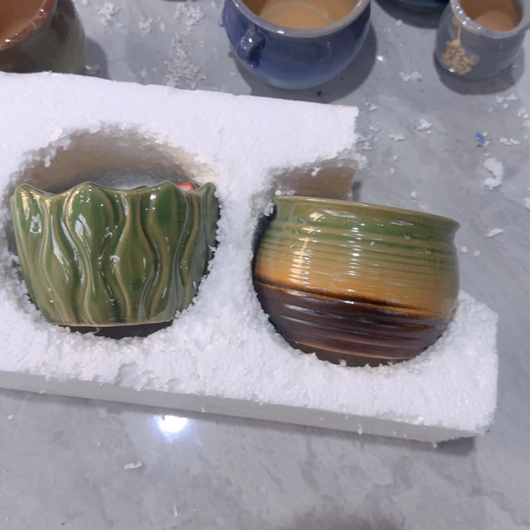 紫砂花盆粗陶盆醋