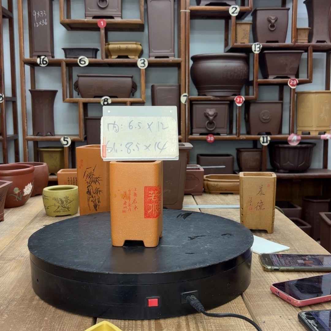 ٩***雪紫砂花盆福利秒杀