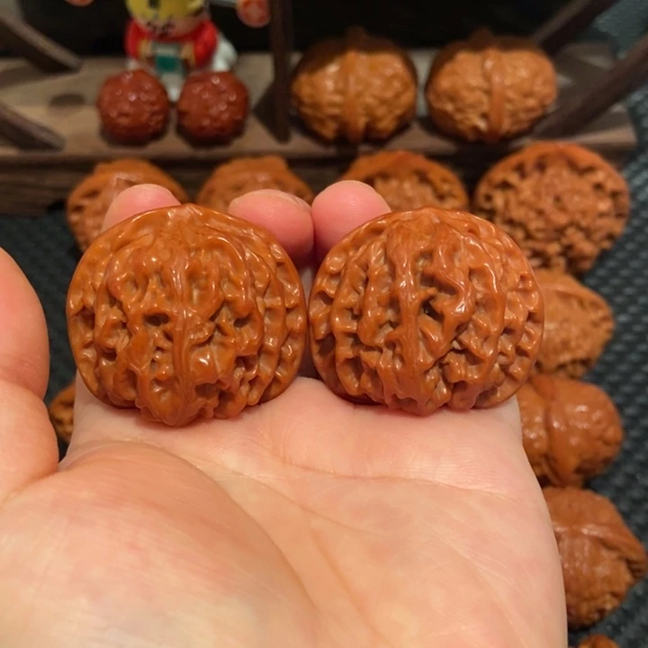 E***_把件文玩核桃38.8尺寸苹果园2554