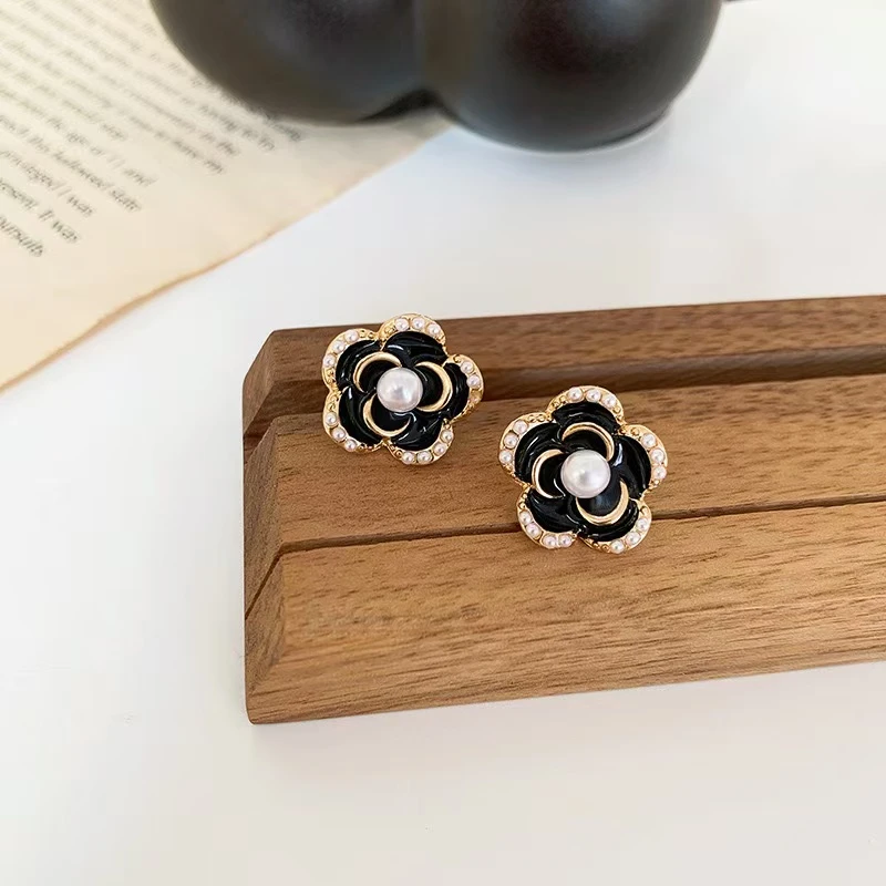 铜合金无非金属耳饰 铜合金 占古ZHANGU R1100时尚轻奢耳饰女士耳