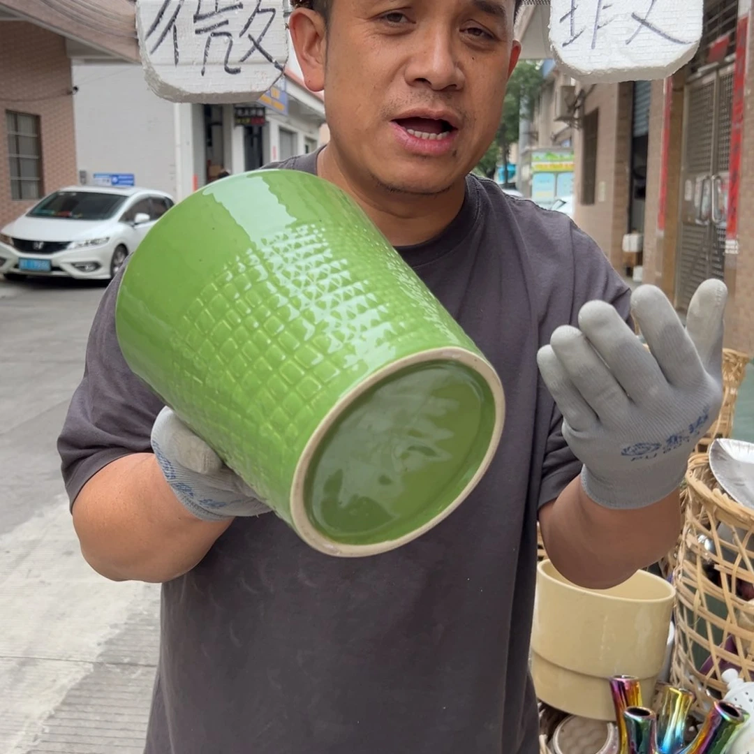 摆件23 号高中低温陶瓷工艺瓶（部分微瑕）